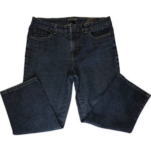 Nine West, Crop Denim Jeans, size 10, Stretch, Flap pocket
